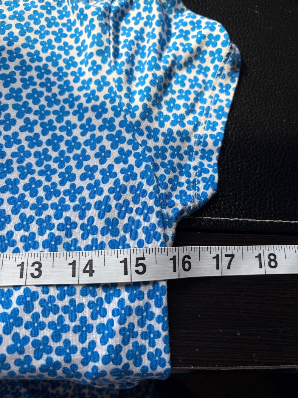 Boden Amelie Brilliant Blue Daisy Bud Print Short Sleeve Dress Knee Length Sz 6 - Picture 13 of 15